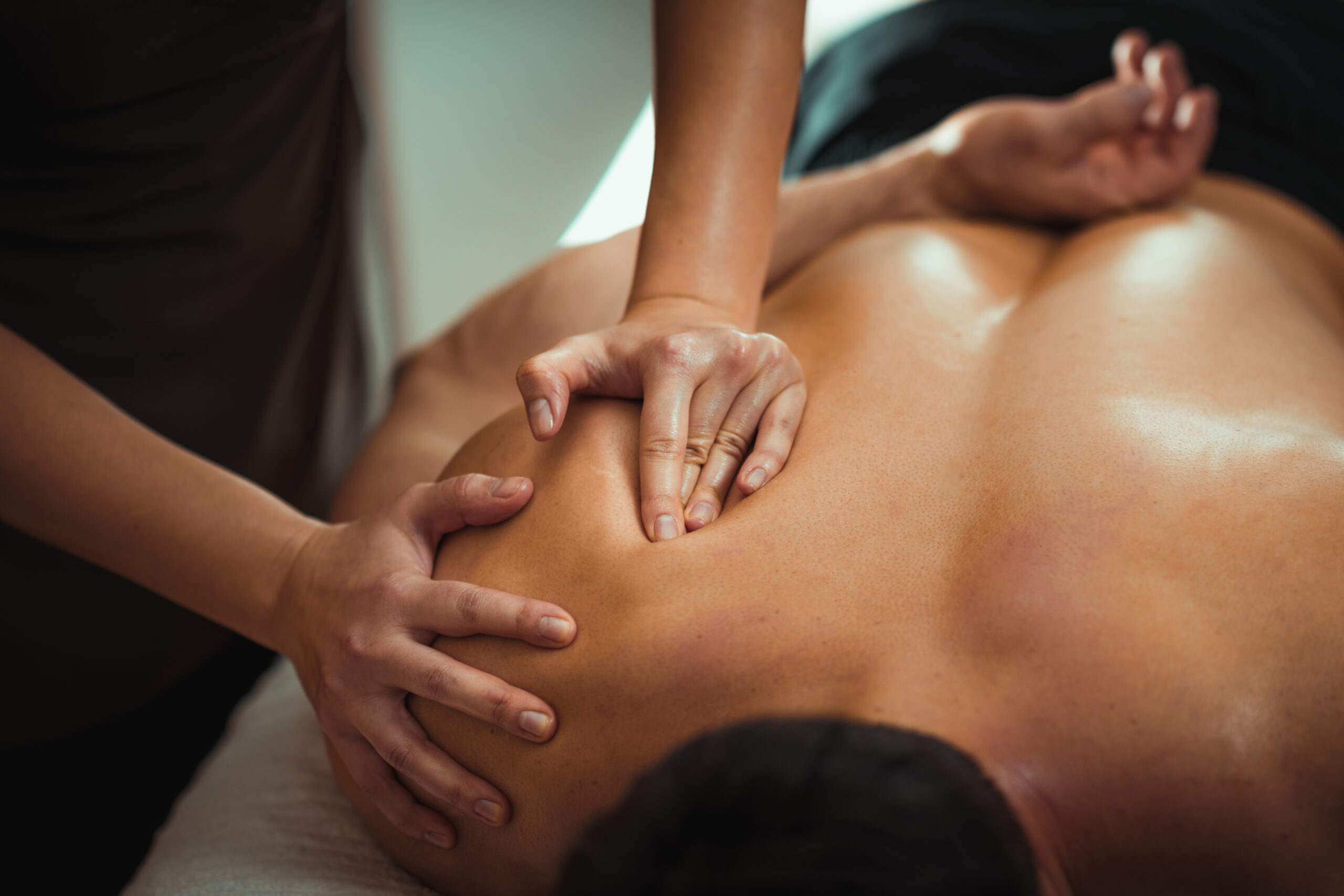 Sports massage treatment